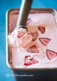 strawberry ice cream recipe no churn