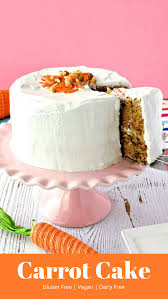 carrot cake gluten free vegan