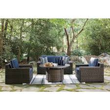 Grasson Lane Outdoor Fire Pit Table Set