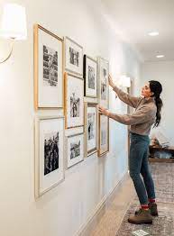 A Family Photo Gallery Wall In The