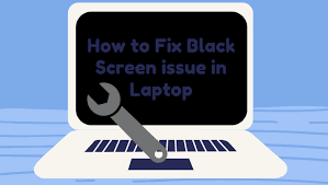 fix black screen issue in laptop 2021