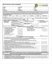 Motor Vehicle Purchase Agreement Form Motor Vehicle Sales Contract