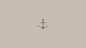 ah29 minimal sea anchor logo red art