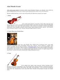Berikut ini adalah beberapa alat musik yang dimainkan dengan cara digesek. Contoh Alat Musik Yang Digesek Guru Galeri
