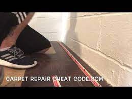 how to install carpet strips over