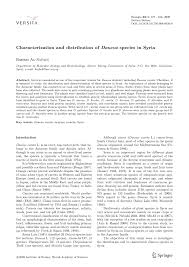 (PDF) Characterization and distribution of Daucus species in Syria