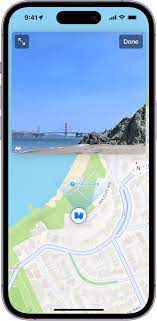look around places in maps on iphone