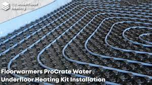 water underfloor heating installation