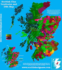 scottish clan territories and dna map