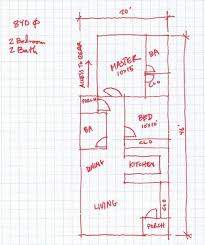 House Plan For A Small 20 Wide House