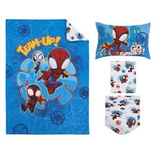 Marvel Spiderman 4 Piece Toddler Bed