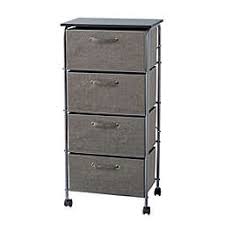 This 4 drawer tall dresser has a top drawer with a divider inside while giving a two drawer look on the outside. Drawers Carts Bed Bath And Beyond Canada