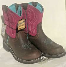 Ariat Womens Fatbaby Heritage Boots Western Riding Boot Brown Pink Sizes 7 7 5 8