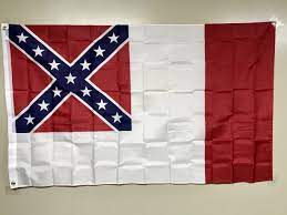At a distance, the two national flags were hard to tell apart.also, confederate regiments carried many other flags, which added to the possibility of confusion. 3rd National Confederate Flag