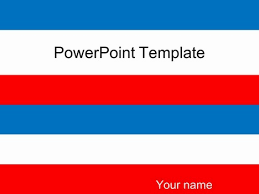 Red White And Blue Template