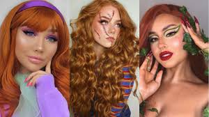 10 redhead halloween makeup looks to