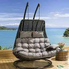 Iron Modern Swing Chair 2 Seater