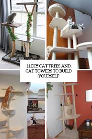 11 diy cat trees and cat towers to