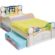 bluey toddler bed with underbed storage