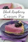 black raspberry cream pie