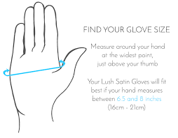 Lush Satin Gloves Forearm Length