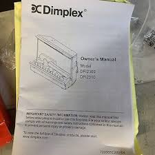 New Dimplex Firebox 23 Insert With Led