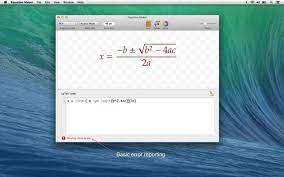 Equation Maker On The Mac App