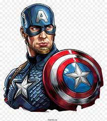 captain america determined superhero