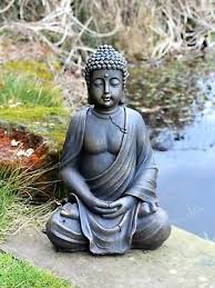 Garden Ornament Sitting Buddha Zen
