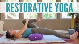 restorative yin yoga with a bolster 53