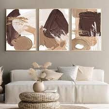 Abstract Oil Painting 3 Piece Wall Art