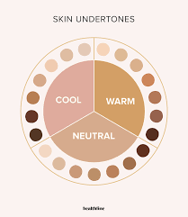 skin undertones chart warm cool