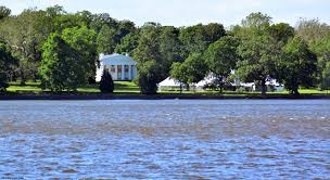 Andalusia Mansion Taken From Across The Delaware River In
