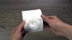 easy rose on a toilet paper roll
