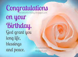 My best congratulations on your Birthday | Christian Birthday Free ... via Relatably.com