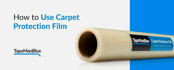 carpet protection film self adhesive