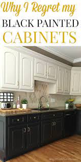 Painting kitchen cabinets can update your kitchen without the cost or challenge of a major how i painted my kitchen cabinets. Black Kitchen Cabinets The Ugly Truth At Home With The Barkers