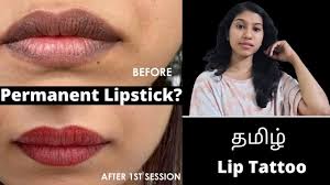 permanent lipstick lip tattoo all