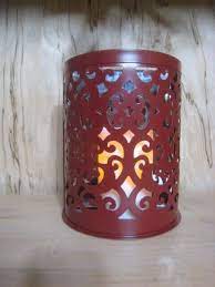 Red Candle Sconces For