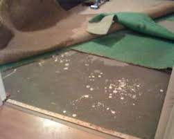 wet carpet floor repairs