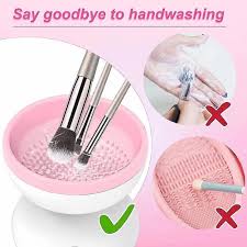 electric makeup brush cleaner automatic