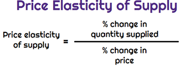 types of elasticity meres in supply