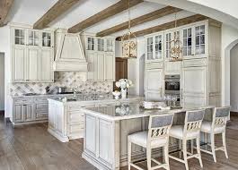 You might also like this photos. Antique Gray Kitchen Cabinets With Cream And Gray Arabesque Tiles Traditional Kitchen