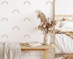 Boho Sun Wall Decals Sunshine Wall