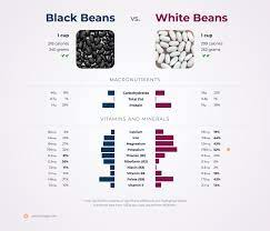 nutrition comparison white beans vs