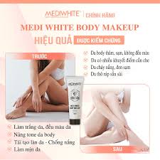 kem makeup body trắng da white