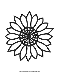 Sunflower activity pages for kids. Sunflower Coloring Page Free Printable Pdf From Primarygames