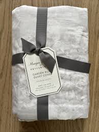 Cotton Sateen Gray Fl Duvet Covers