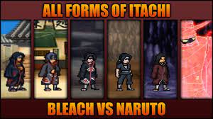 All Itachi Forms - Bleach Vs Naruto 3.3 (Modded) - YouTube