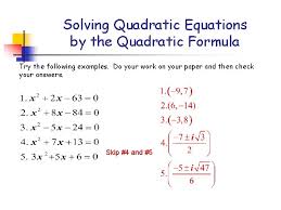 entry task n answers solving quadratic